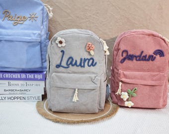 Customized Kids Backpack, Personalized Kids School Backpack, Baby School bag, Custom Name Kids Backpack,  Birthday Gift for Kids, Kids Bag