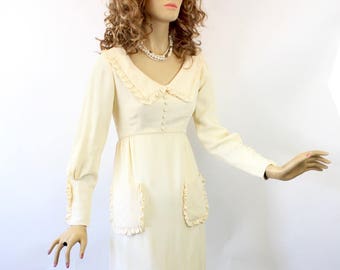 Vintage  Emma Domb  Empire Dress Size 9 Bust 34
