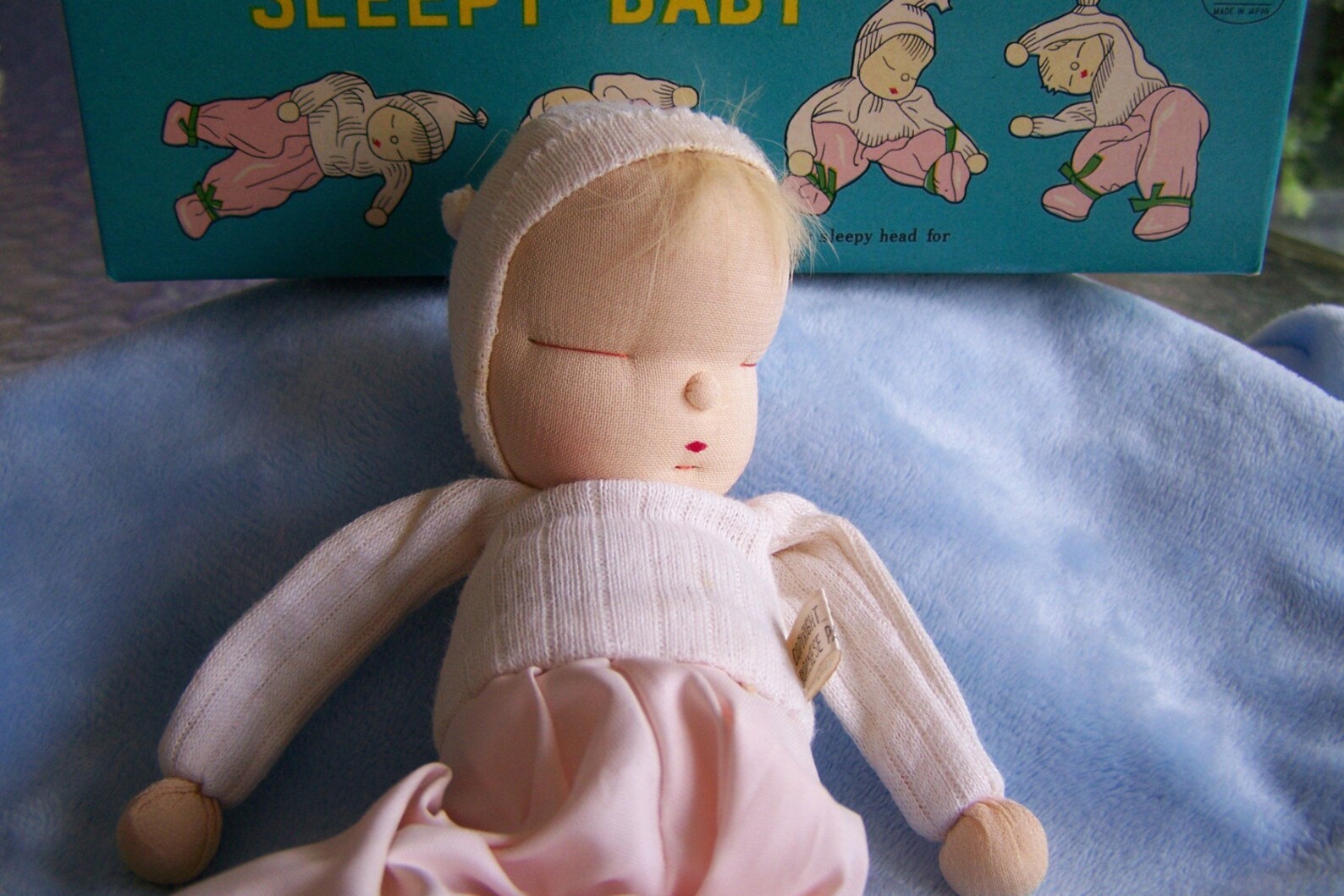 Vintage Tiny 50's Sleepy Baby Doll Original Box by Etsy