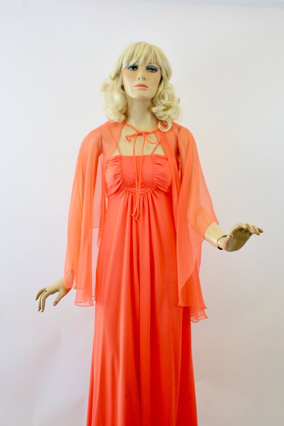 sheer chiffon cape