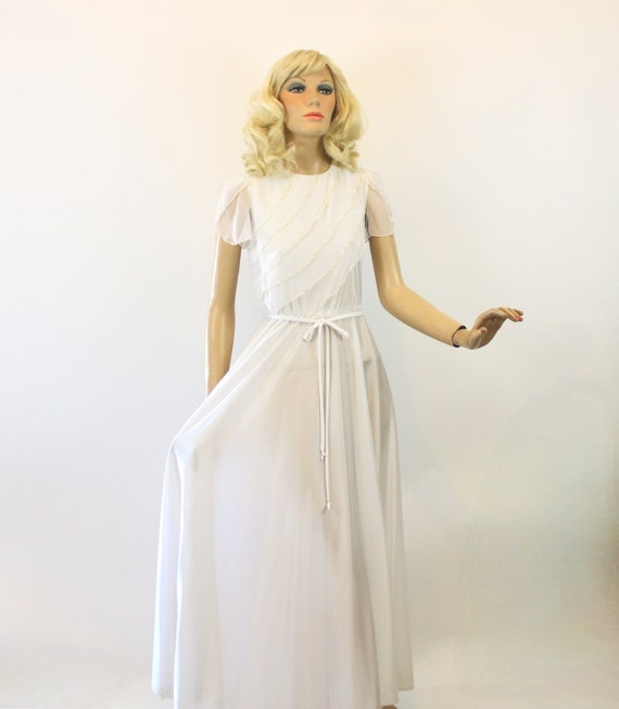white jersey maxi dress White Maxi Dress