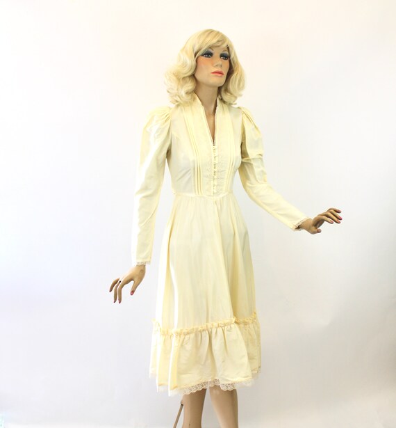 70s Gunne Sax Dress Jessica McClintock Renaissanc… - image 5