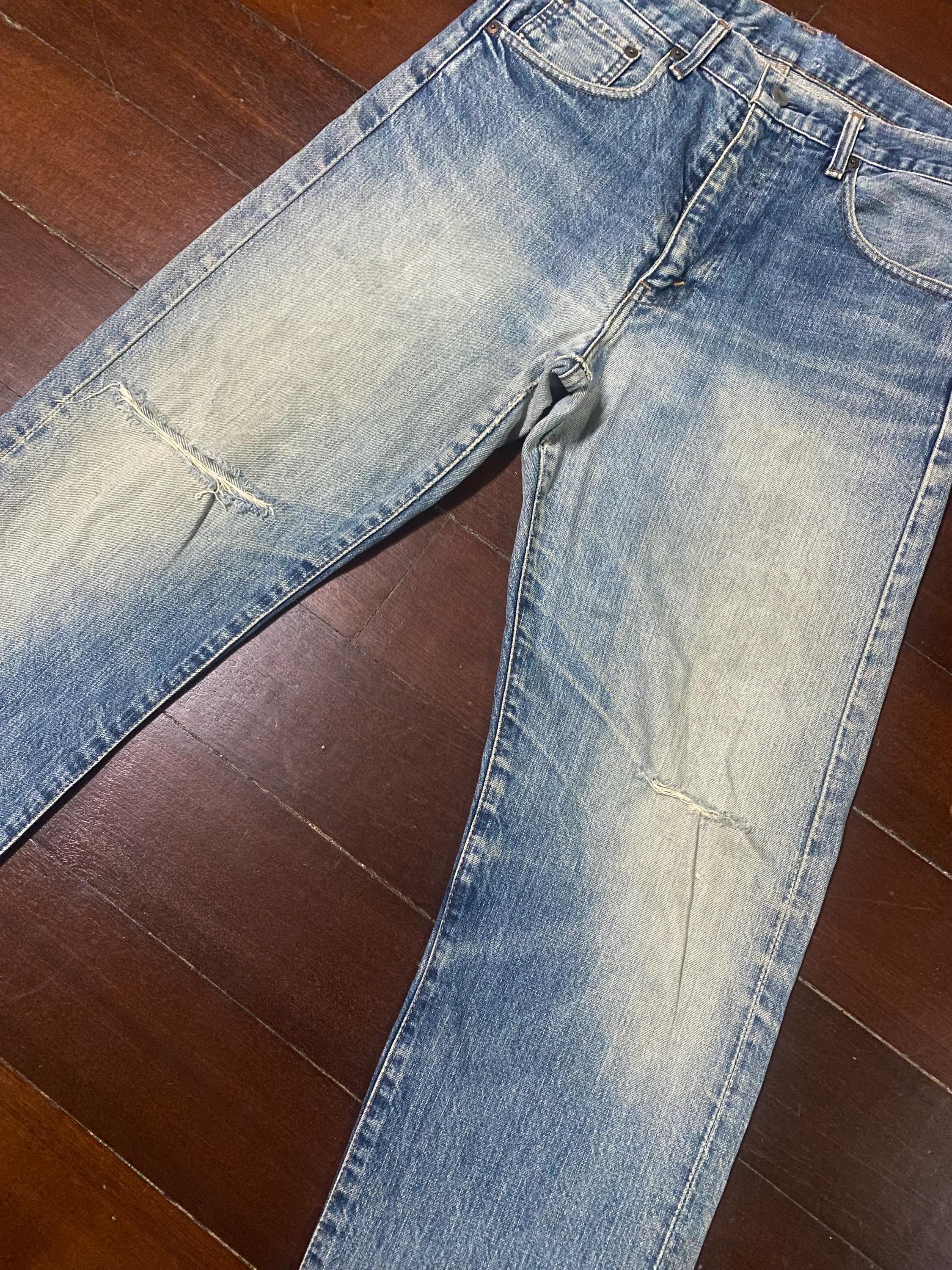 Vintage 90s LEVIS 502XX Selvedge Jeans, Made in Japan, 34 Waist - Etsy