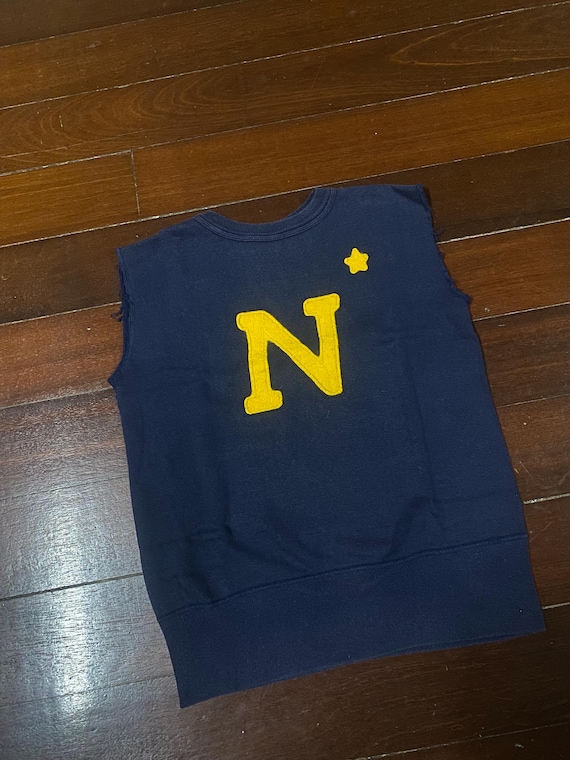 Rare WAREHOUSE Us Naval Academy N Big Logo Sleeve Less - Etsy New 