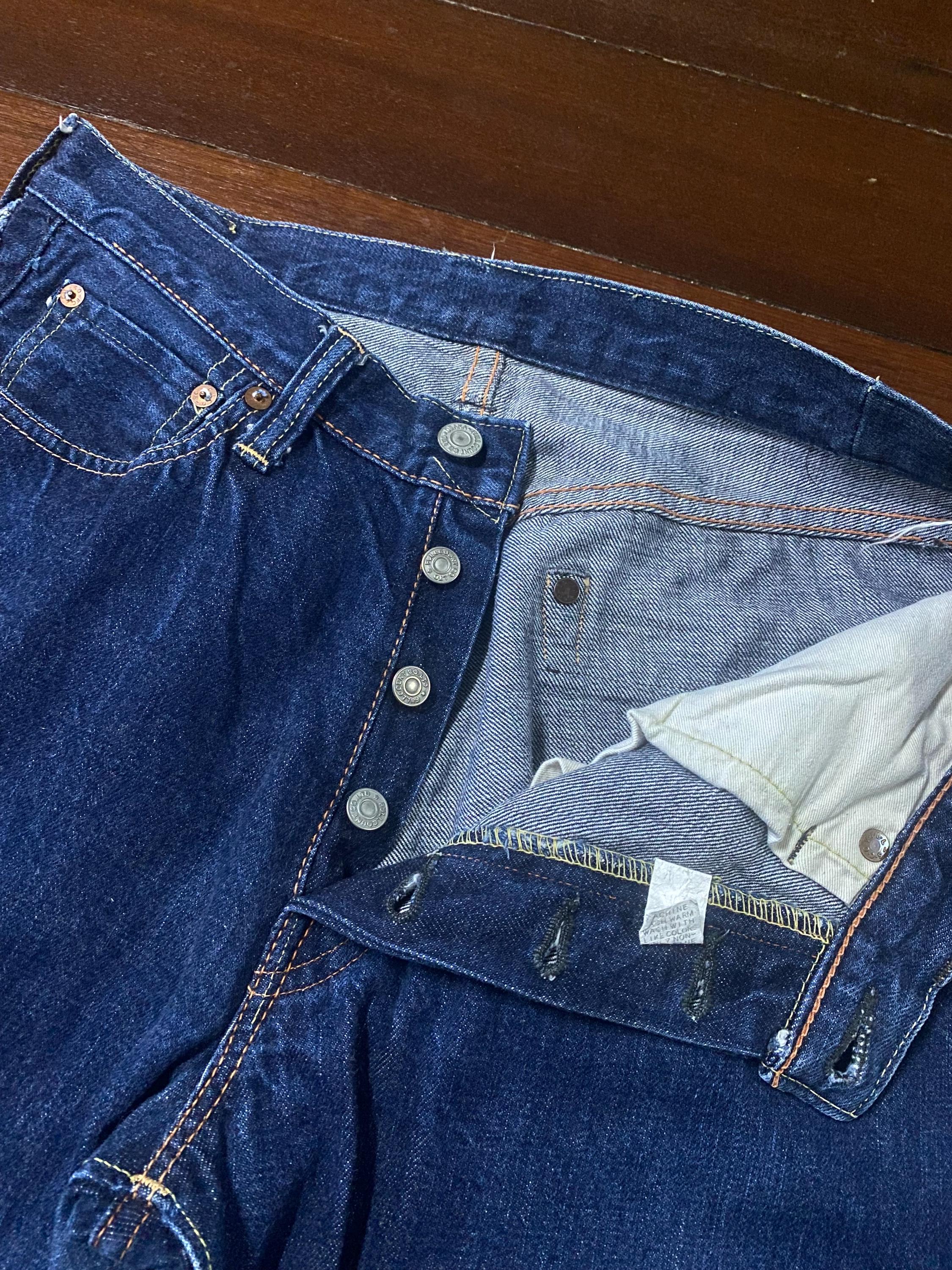 Rare Vintage 2000 Limited Edition FULLCOUNT 0105 Selvedge Single 