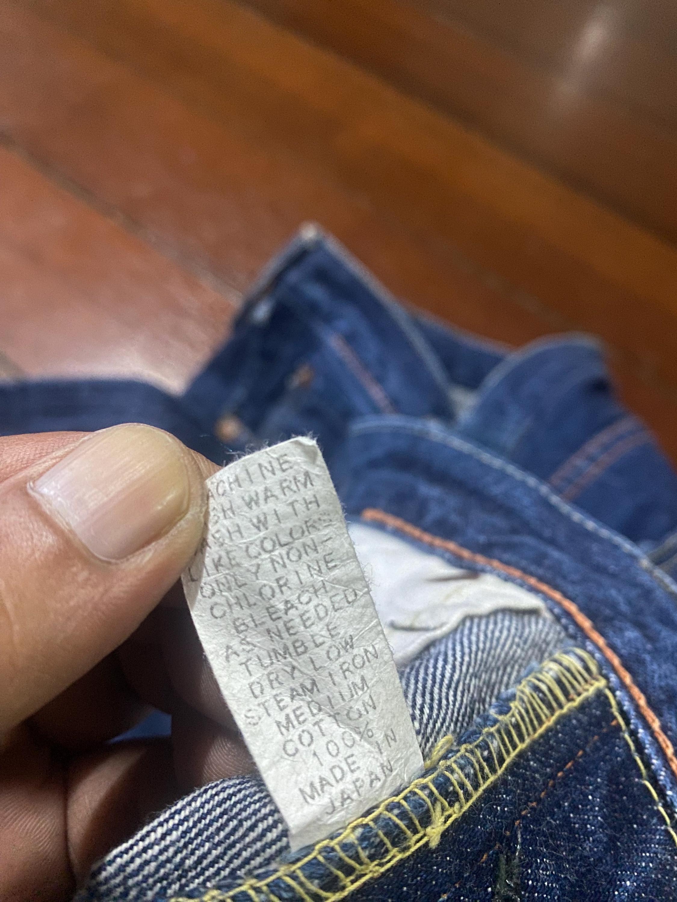 Rare Vintage 2000 Limited Edition FULLCOUNT 0105 Selvedge Single 