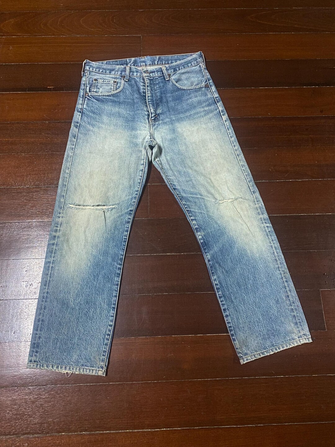 Vintage 90s LEVIS 502XX Selvedge Jeans, Made in Japan, 34 Waist - Etsy