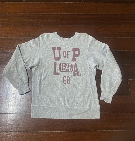 Warehouse, Rare vintage BODIES Warehouse & Co U OF P sweatshirt in Grey
