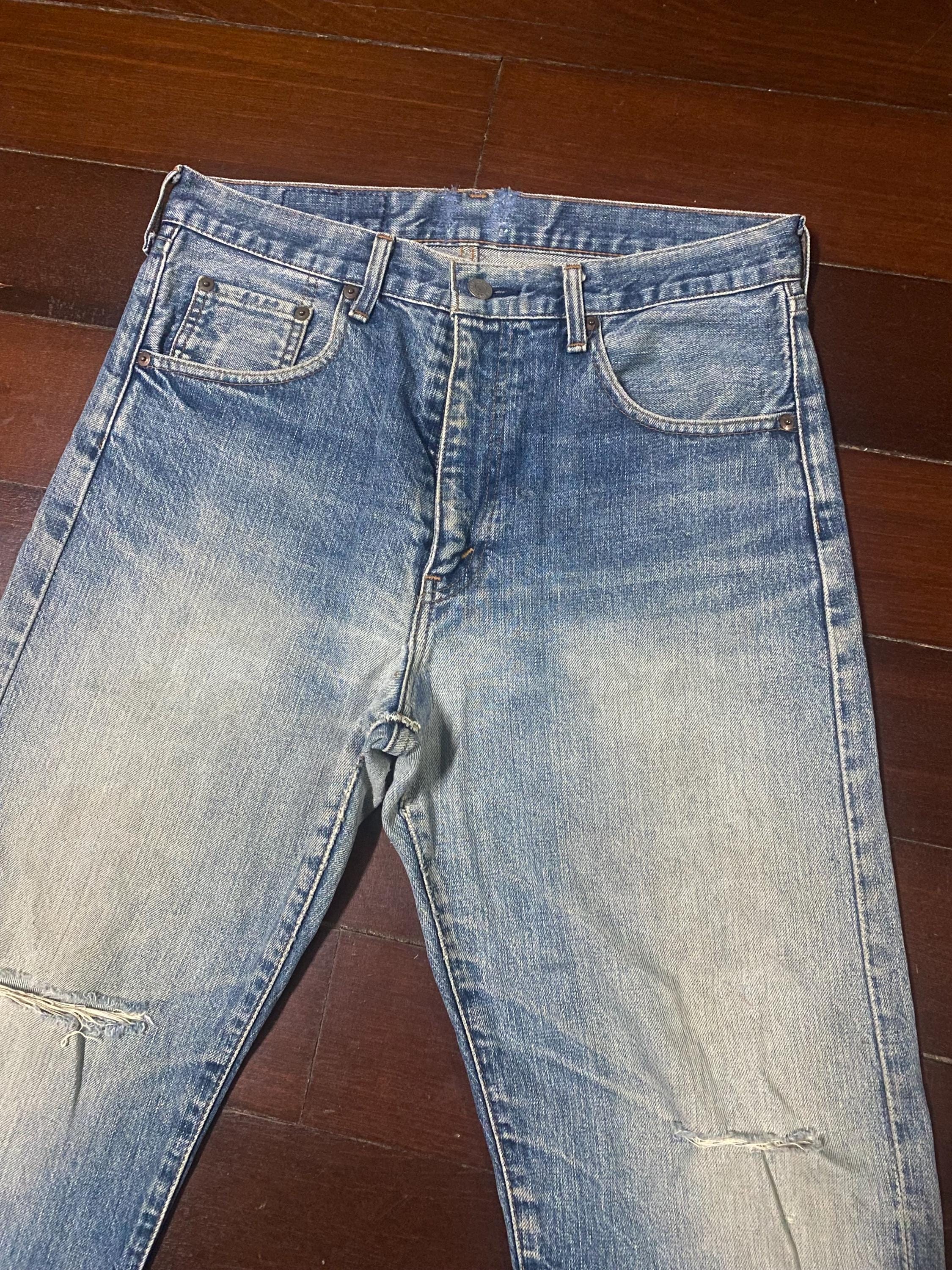 Vintage 90s LEVIS 502XX Selvedge Jeans, Made in Japan, 34 Waist - Etsy