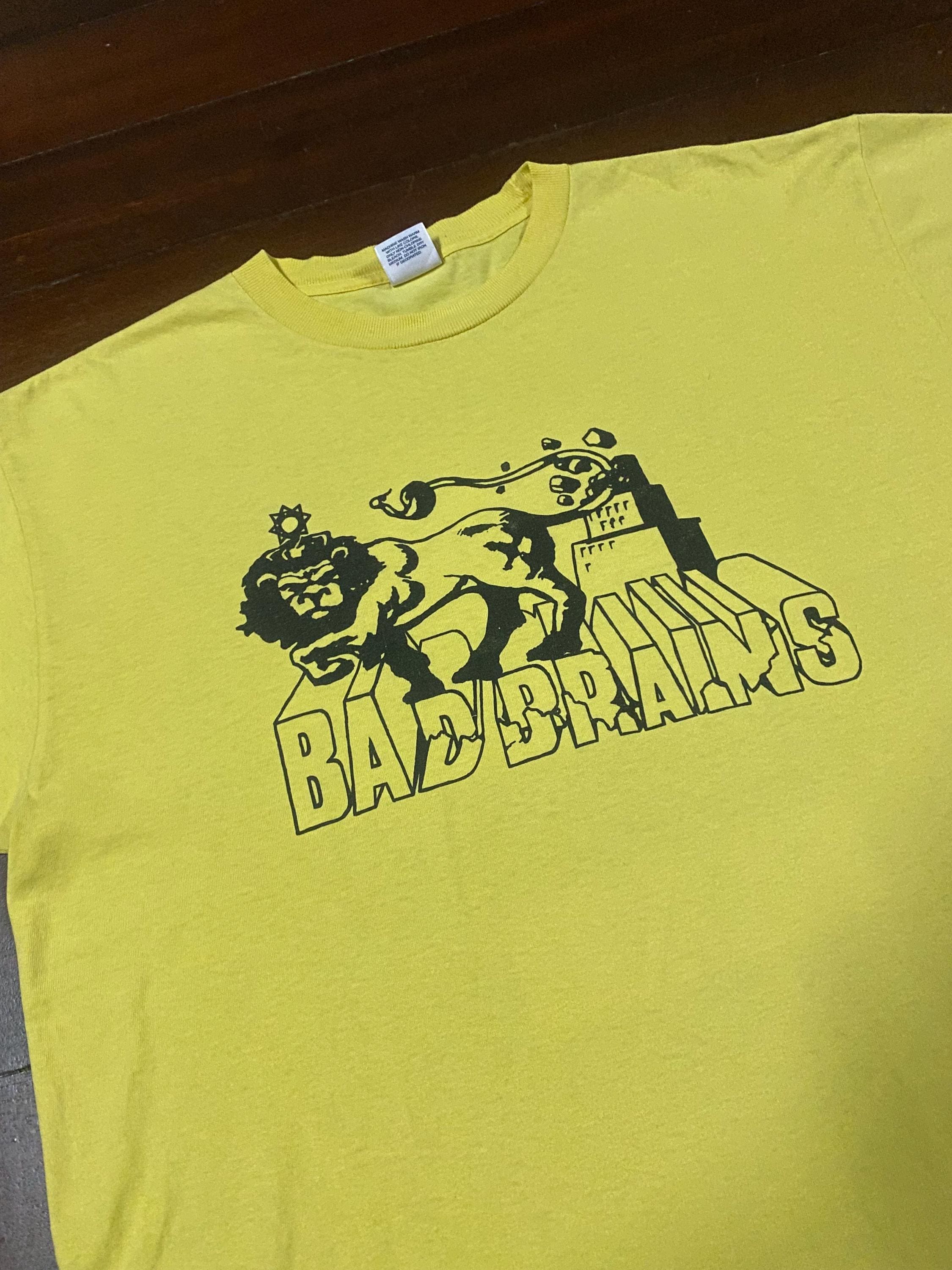 Bad Brains Shirt Yellow - Etsy