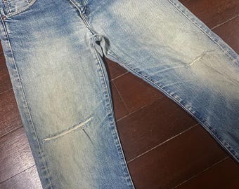 Vintage 90s LEVIS 502XX Selvedge Jeans, Made in Japan, 34 Waist - Etsy
