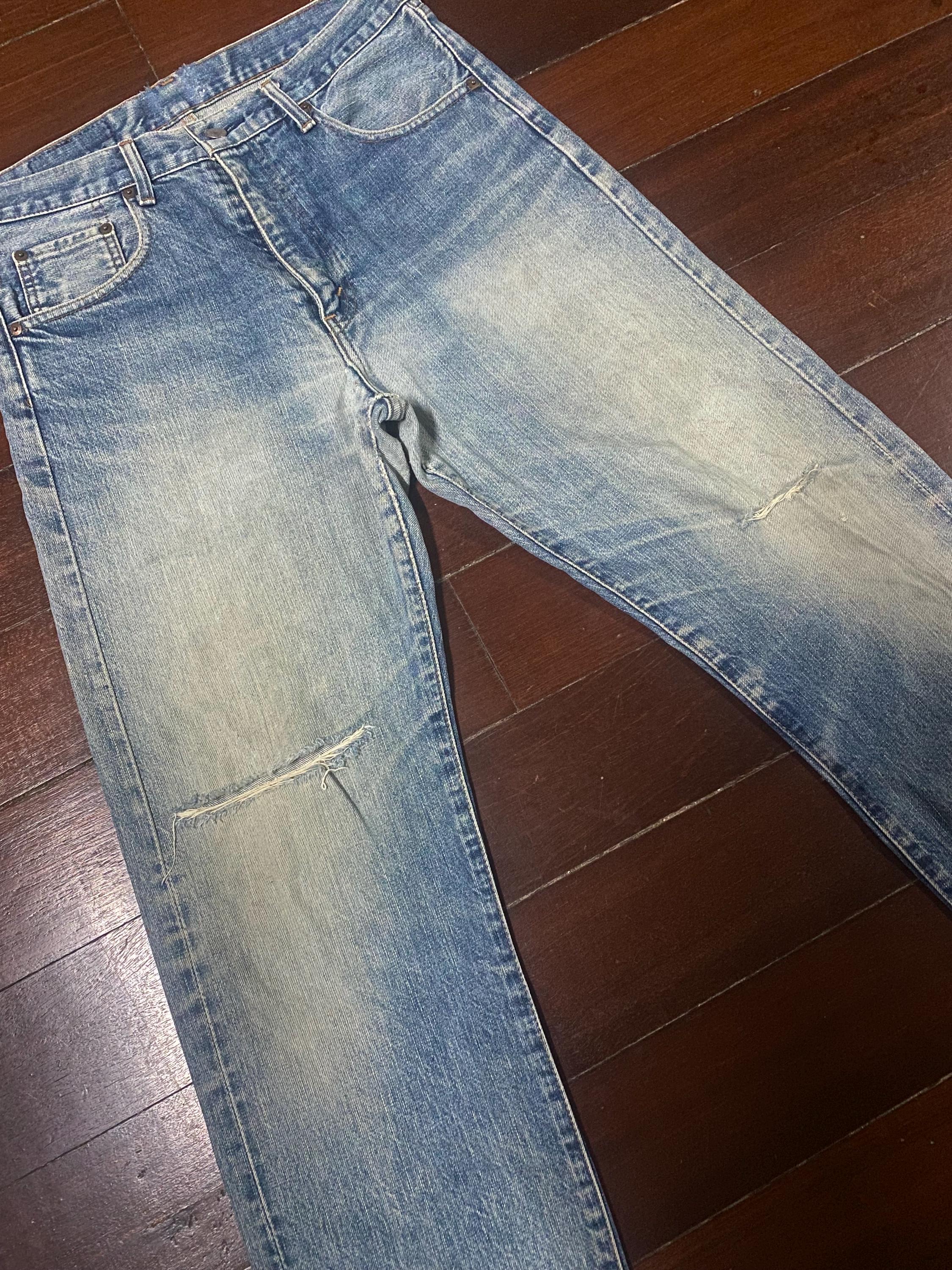 Vintage 90s LEVIS 502XX Selvedge Jeans, Made in Japan, 34 Waist - Etsy