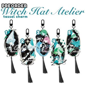 PREORDER Witch Hat Atelier Tassel 8.5cm Charm | Coco Agott Richeh Tetia Qifrey Olruggio
