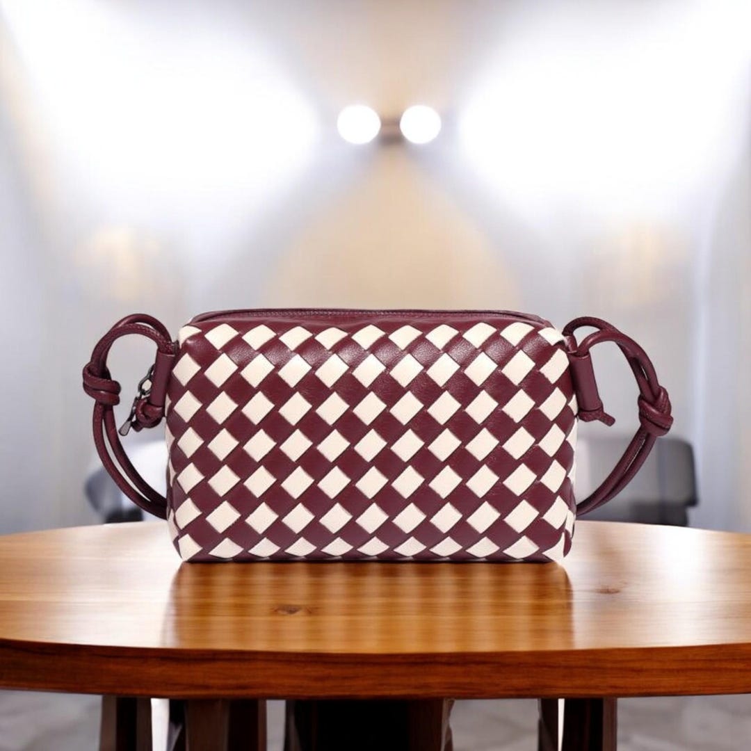 Mini Loop Camera Crossbody Bag Old Money Style Luxury Woven Dumpling ...