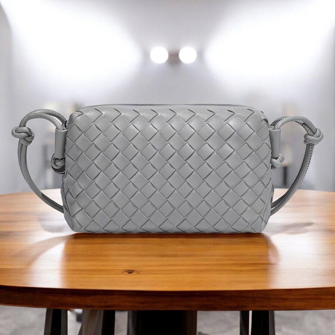 Mini Loop Camera Crossbody Bag Old Money Style Luxury Woven Dumpling ...