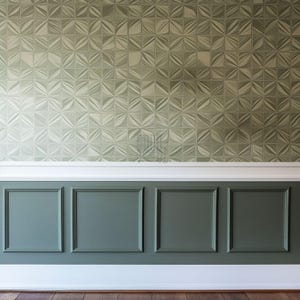 DIY Wall Molding Kit: Paintable Wainscoting Panels, Accent Wall Frame Set