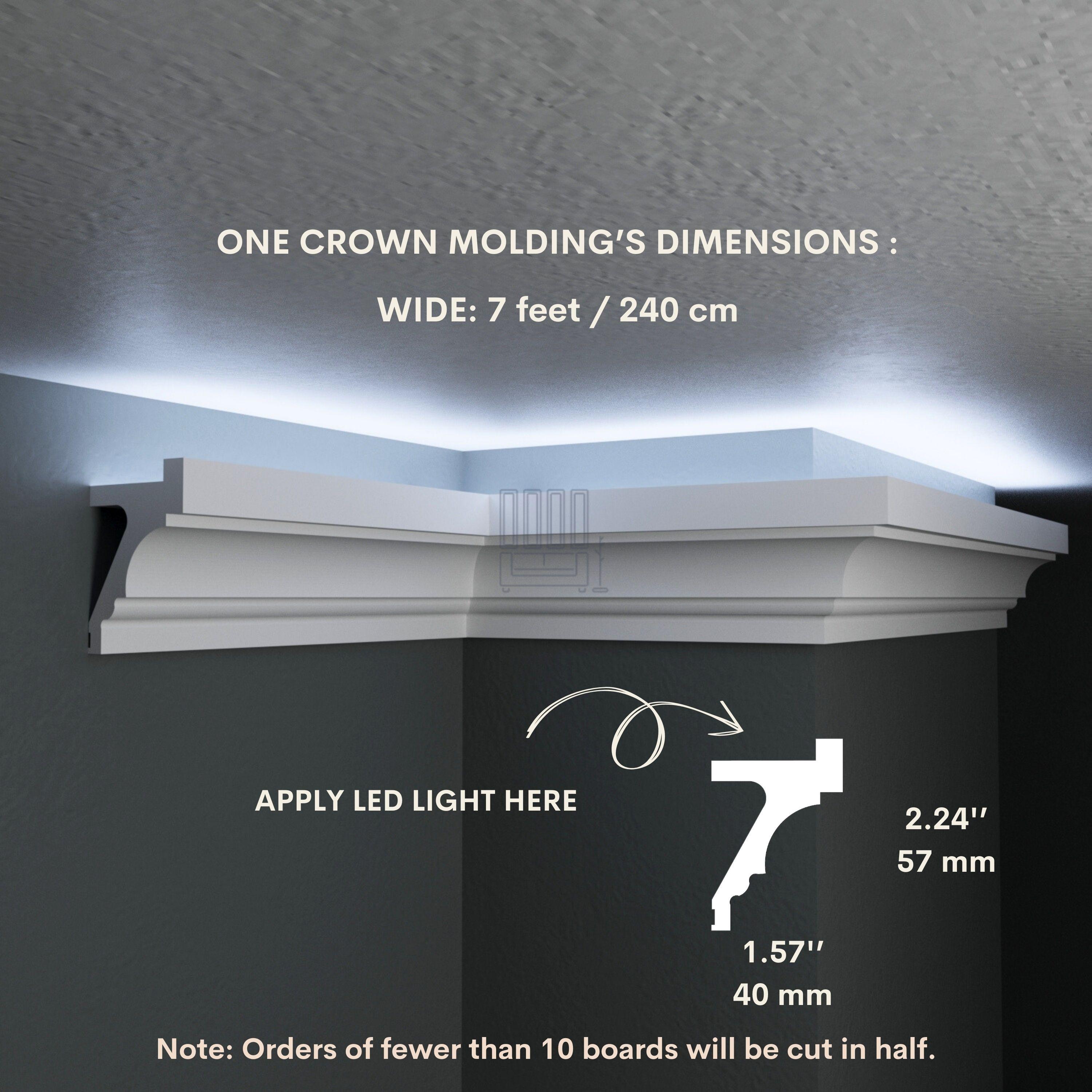 テープライト カバー 表面実装アルミプロファイル ベースボード照明、 天井 床 壁 クラウン ディフューザー トランク、 配線隠し  Amazon.co.jp: テープライト カバー 表面実装アルミプロファイル ベースボード照明、 天井 床 壁 クラウン ディフューザー トランク、  配線 ... アルミプロファイル間接照明クラウンモールディング、天井用LEDライトチャンネル、ホワイトディフューザーカバー、ベースボードLEDトリ