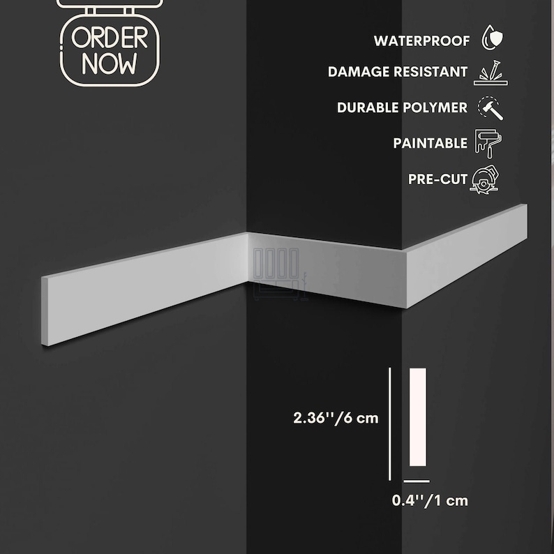 Wall Ritty Shaker Wainscoting Kit, Pre-cut Paintable White Wall Panels - Etsy Canada