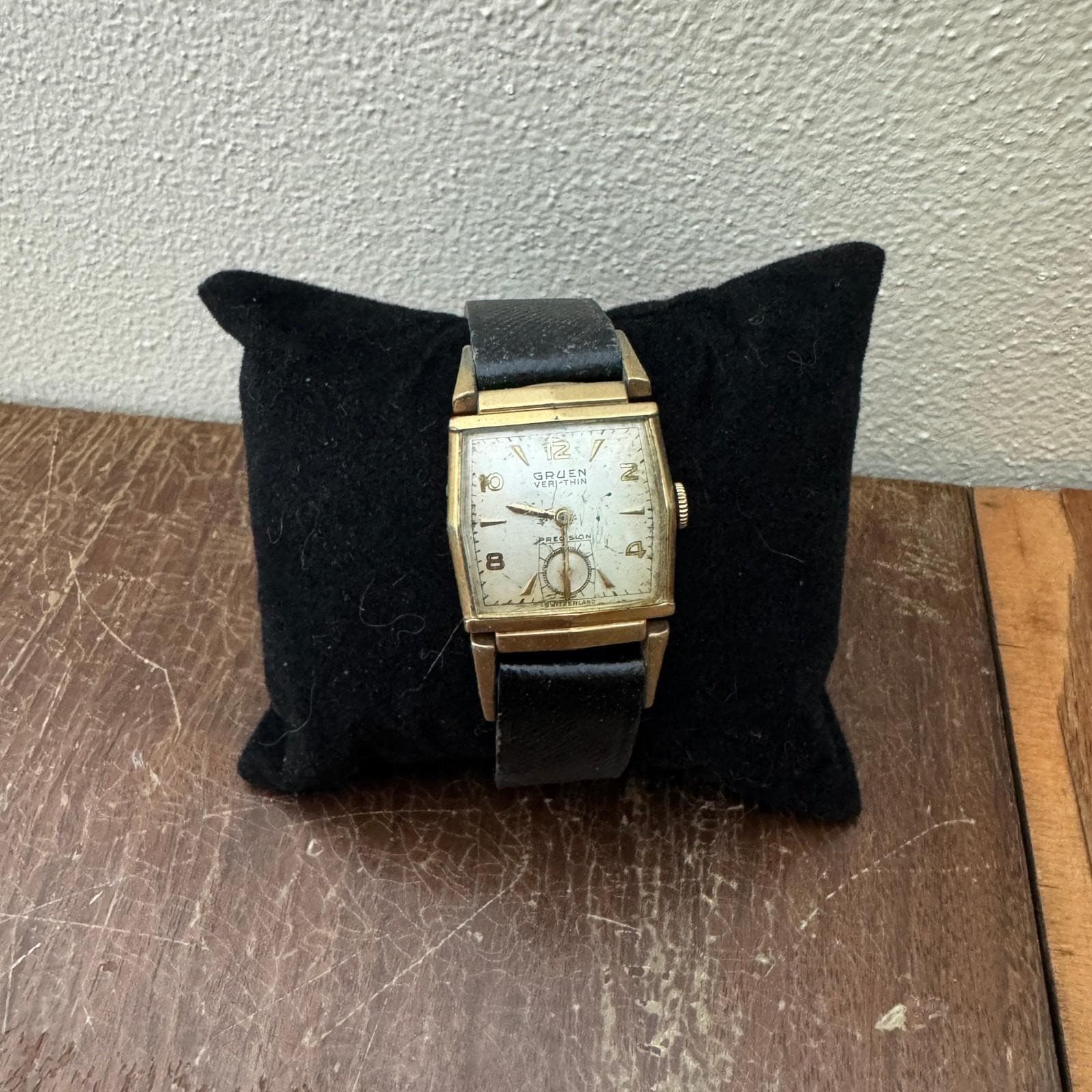 Montre Vintage Gruen Veri Thin 10K Plaqué Or - Modèle Femme Rétro