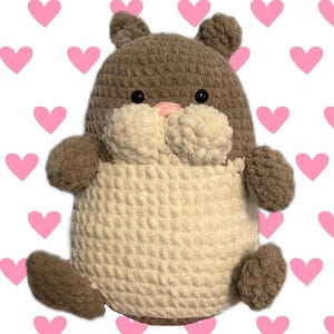Crochet hamster plushie