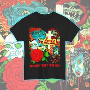 Ozzy Osbourne T-shirt, Rock Music Tee, Vintage Band Shirt, Concert Apparel, Heavy Metal T-shirt