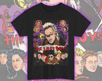 The Lost Boys T-shirt, Vampire Graphic Tee, Horror Movie Lover Gift, Halloween Costume Shirt, Retro 80s Film Apparel