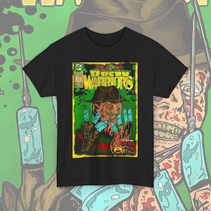 Freddy Krueger T-shirt Gift, Halloween Graphic Tee, Horror Movie Fan, Unisex Heavy Cotton Tee, Classic Movie Shirt, Scary Movie Apparel