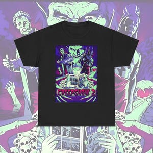 Creepshow 2 T-shirt, Horror Movie Tee, Vintage Film Shirt, Scary Graphic Top, Cult Classic Apparel