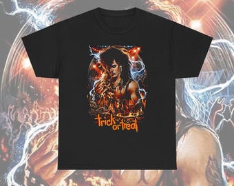 Trick Or Treat Tshirt, Halloween Movie Shirt, Scary Film Top, Unisex Halloween Tee, Horror Film Tee