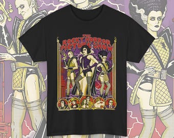 Rocky Horror Picture Show T-shirt, Costume Tees, Movie Memorabilia, Halloween Shirt, LGBT Pride Apparel, Retro Fashion.