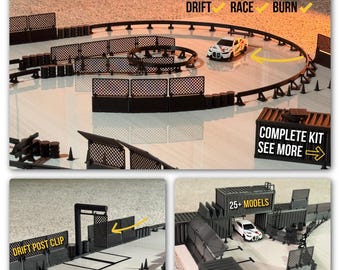 RC Track Builder - Complete STL File Kit for Drift & Race Drive Styles