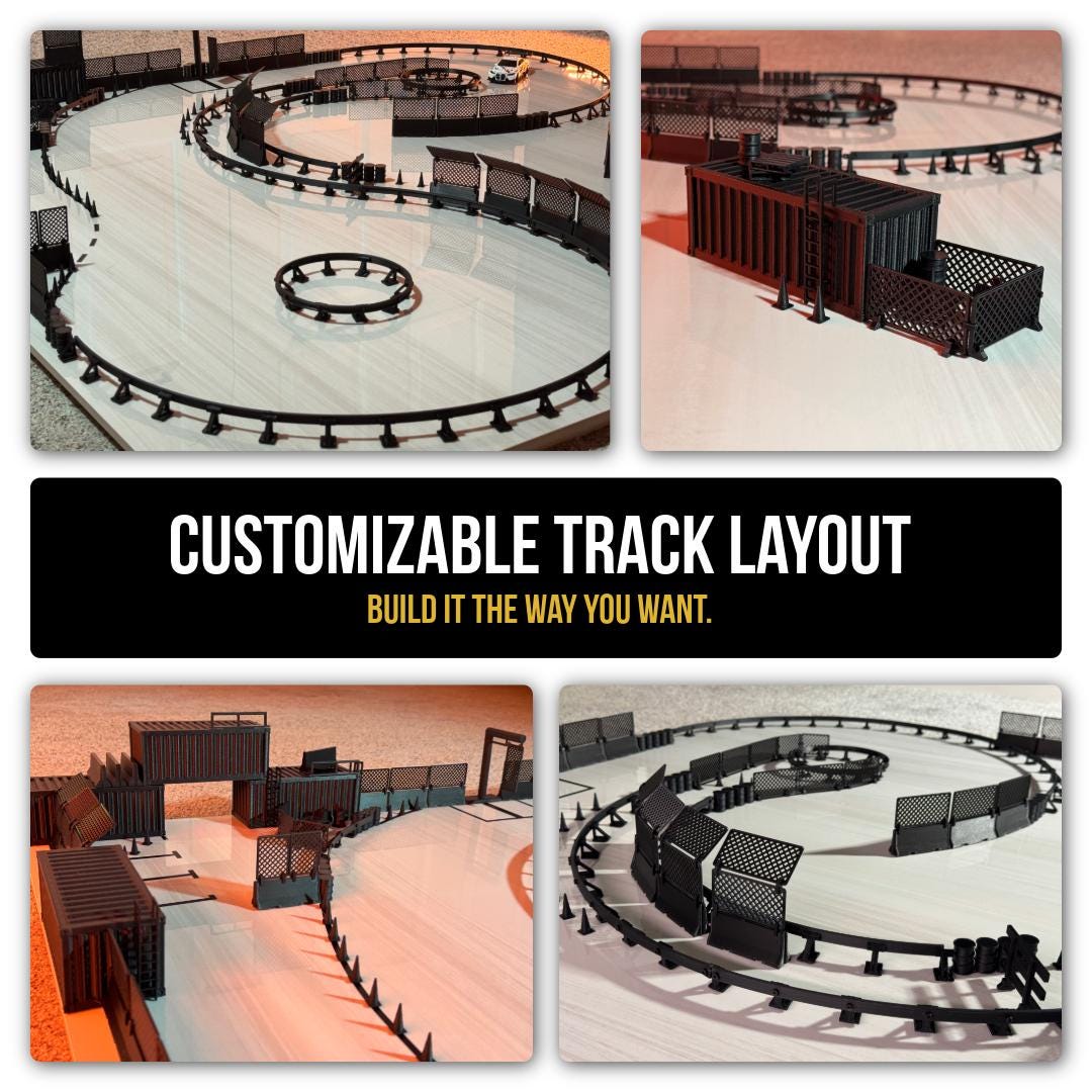 RC Track Builder - Complete STL File Kit for Drift & Race Drive Styles ...