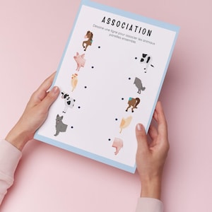 Matching exercises for children