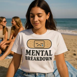 Grappige cartoon verband T-shirt - citaatshirt - schattig T-shirt voor letselhumor