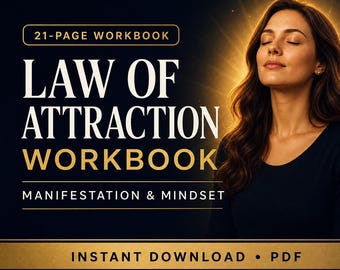 Law of Attraction Workbook | Manifestation & Mindset PDF