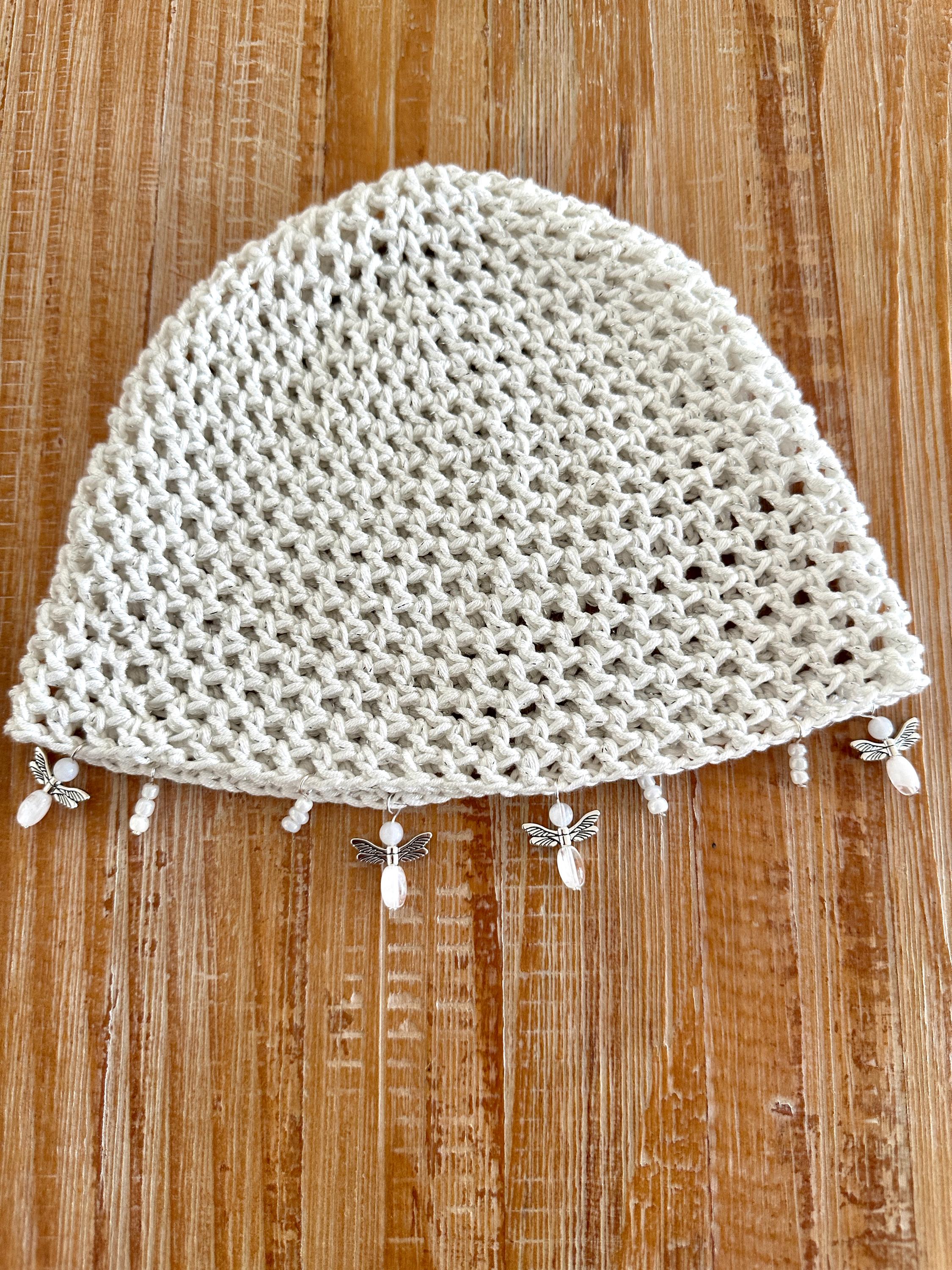 Festival Crochet Hat With Dragonfly Charms: Crochet Skull Cap - Etsy