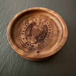 Same Day Ship | Licensed Texas A&M Aggie Ring Dish | Aggie Ring Holder | Aggie Trinket Dish | Ring Day Gift | Aggie Ring | Aggie Graduation