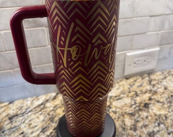 Aggie Tumbler | 40oz Tumbler | Howdy Aggies | Aggies | Collegiate Drinkware Gift | Aggie Gift for Her | Aggie Gift | Aggie Mom