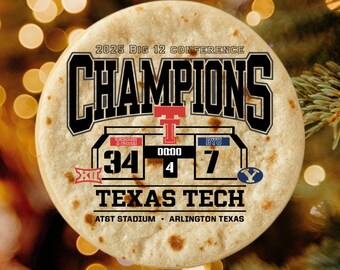 Tech Tortilla Ornament | 2025 Christmas Ornament | Tortilla Ornament 2025 | Funny College Spirit Ornament | Acrylic Christmas Ornament