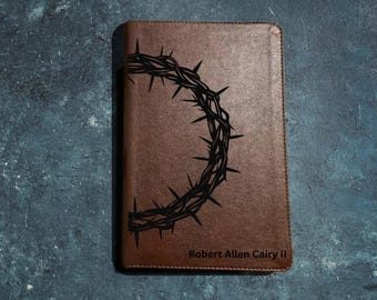 Personalized NLT Thinline Reference Bible | Custom Engraved Name | Reference Filament Bible | Christian Gift | Baptism