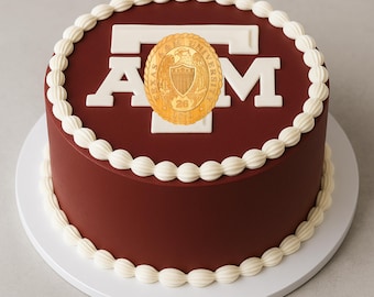 Aggie Ring Cake Topper | Aggie Ring Ornament | Texas A&M Ring Day | Aggie Gift | Aggie Graduation Party | Ring Day Celebration | TAMU