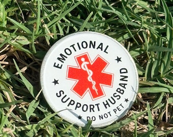 Emotional Support Husband | Golf Marker Magnetic Clip | Hat Clips | Laser Engraved Hat Clips | Hat Brim Clips | Gift for Him | Husband Gift