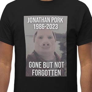 John Pork Tribute Funny Meme T Shirt, Funny Alpha Sigma Viral Internet Meme, Those Who Know Graphic Tee, Unisex Christmas Gift for Him/Her