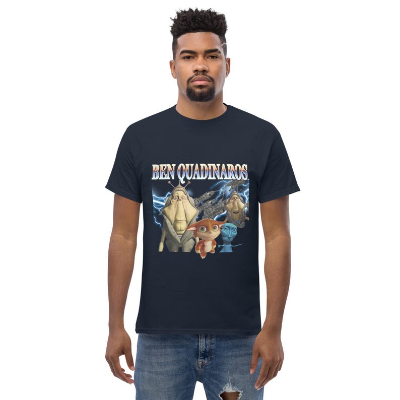 Ben Quadinaros T Shirt, Funny Viral Meme Tee Pod Racing Champion, Jinky Minus, Gaper Bingzoid, Geeked Brainrot