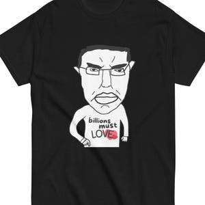 T-shirt drôle Chudjak Meme : t-shirt graphique Billions Must Love, jolie chemise Chud