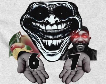 T-Shirt Uomo Troll Face – Maglietta Divertente Con Meme – 100% Cotone, Vestibilità Americana, Colore Nero (Taglia M 44-46)