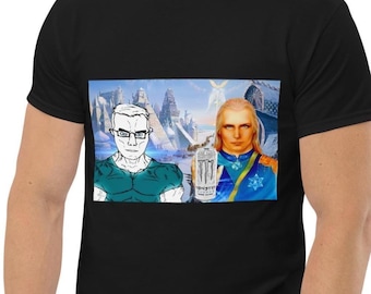 Agartha Chud Meme T-shirt, Funny Hyperborea Chudjak Unisex Graphic Shirt