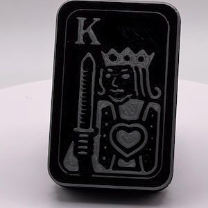 Carte de poker agitée