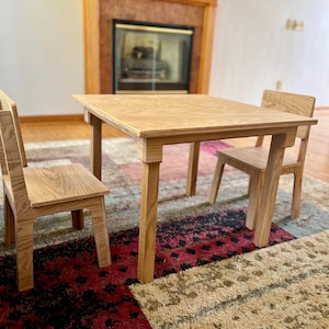 Montessori-Inspired Kids Table & Chairs – Handmade for Creative Play and Learning