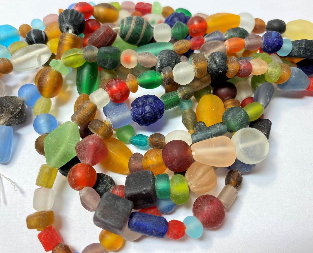 Bead, Mix India Glass Craft Beads Bulk 4mm22x10mm Mix Assorted Shapes